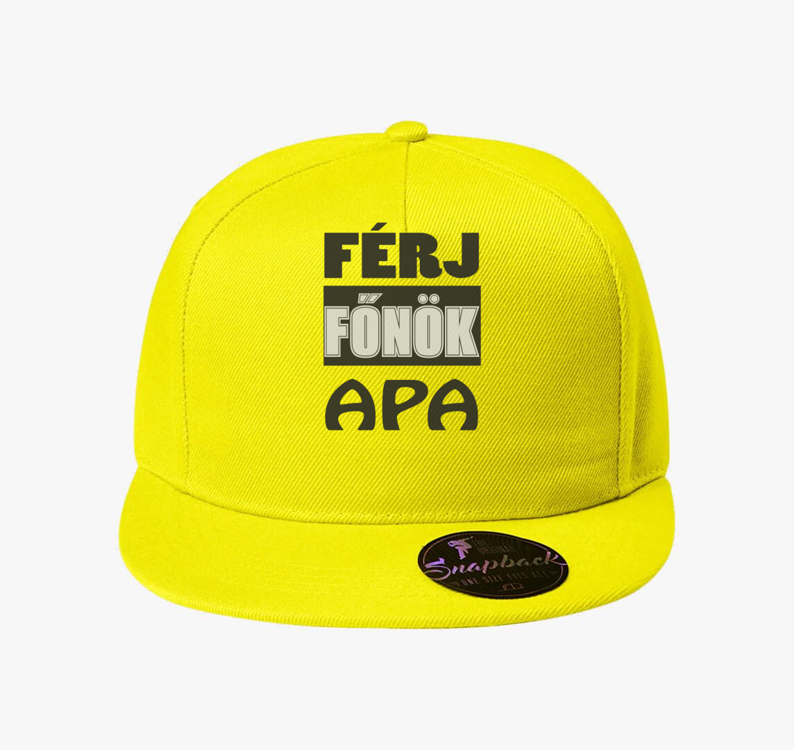 Férj főnök apa baseball sapka — Citrom
