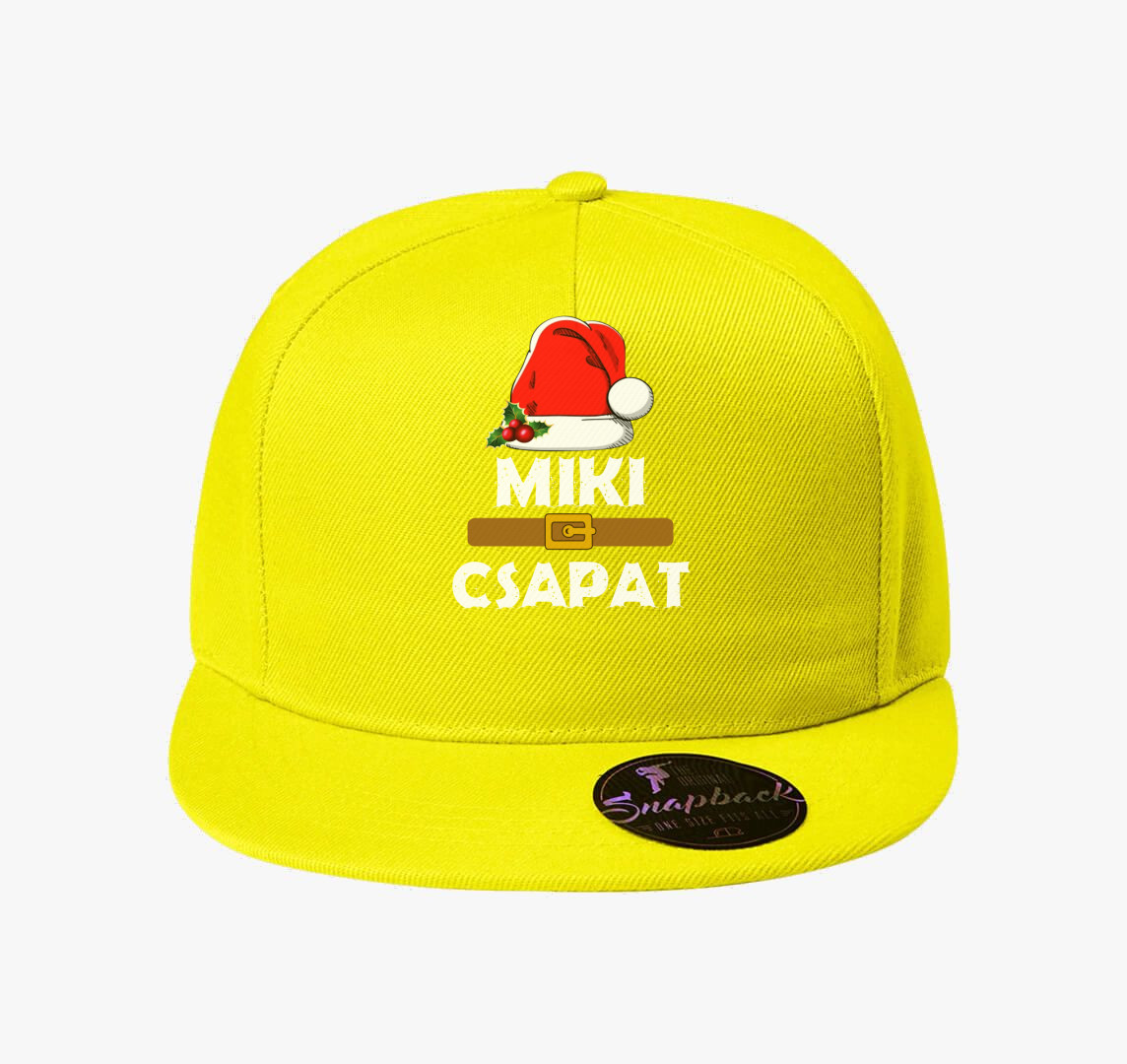 Mikulás csapat baseball sapka — Citrom
