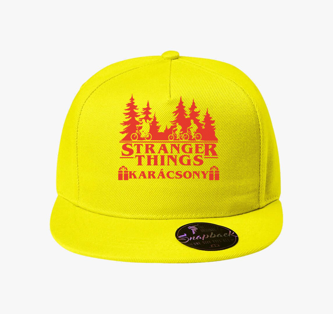 Stranger Things karácsony baseball sapka — Citrom