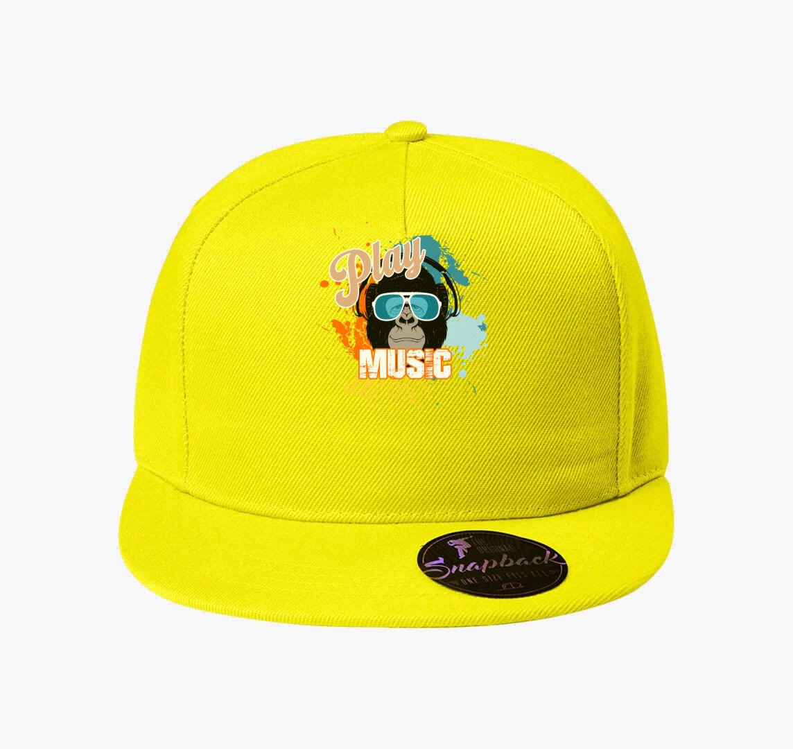 Zene gorilla baseball sapka — Citrom