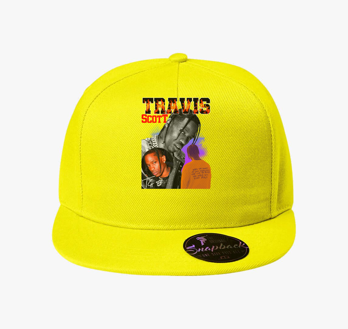 Travis Scott 3 baseball sapka — Citrom