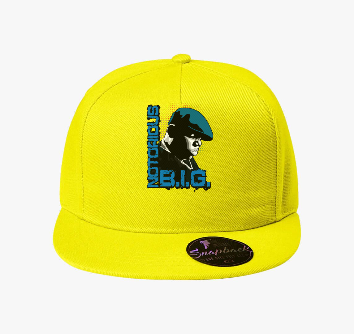 Notorious B.I.G face baseball sapka — Citrom