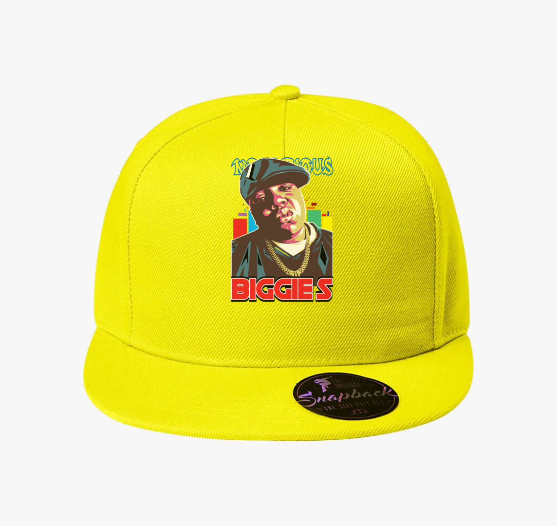 Biggie S baseball sapka — Citrom