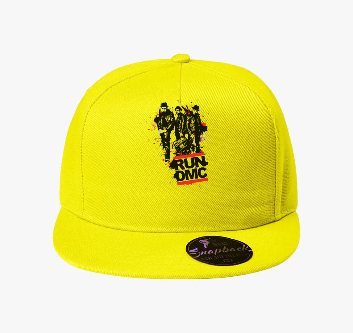 Run DMC art baseball sapka — Citrom