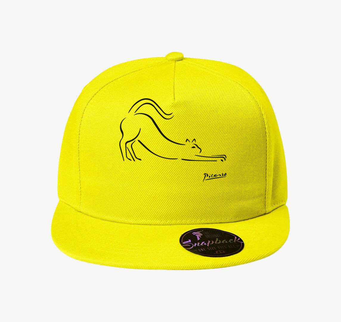 Picasso CAT baseball sapka — Citrom