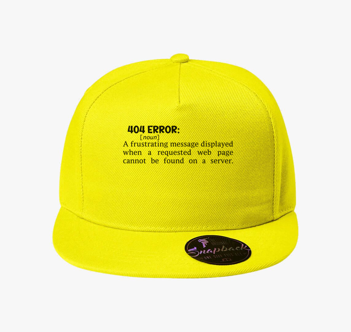 404 Error Dictionary baseball sapka — Citrom