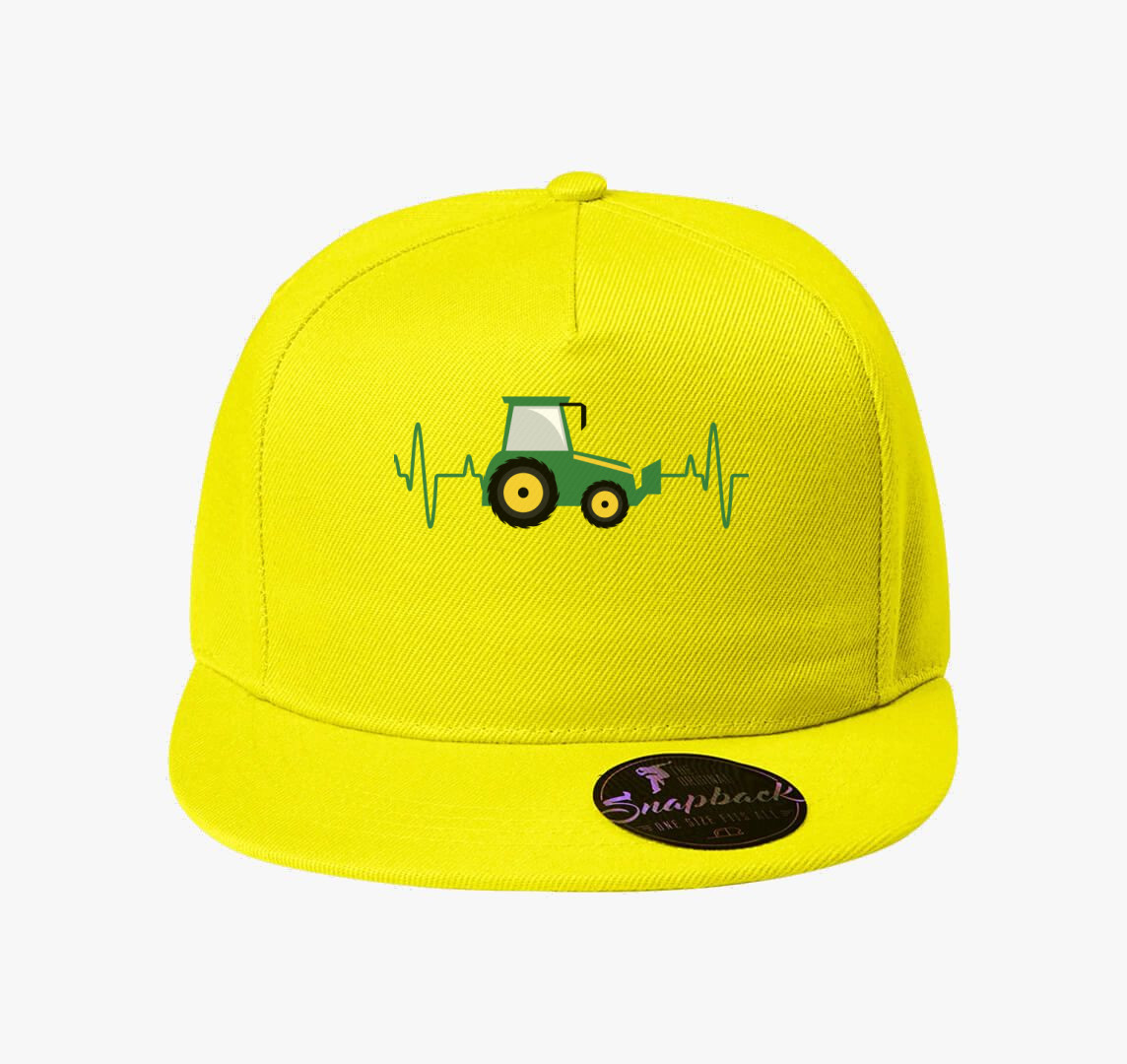 Traktor ekg baseball sapka — Citrom