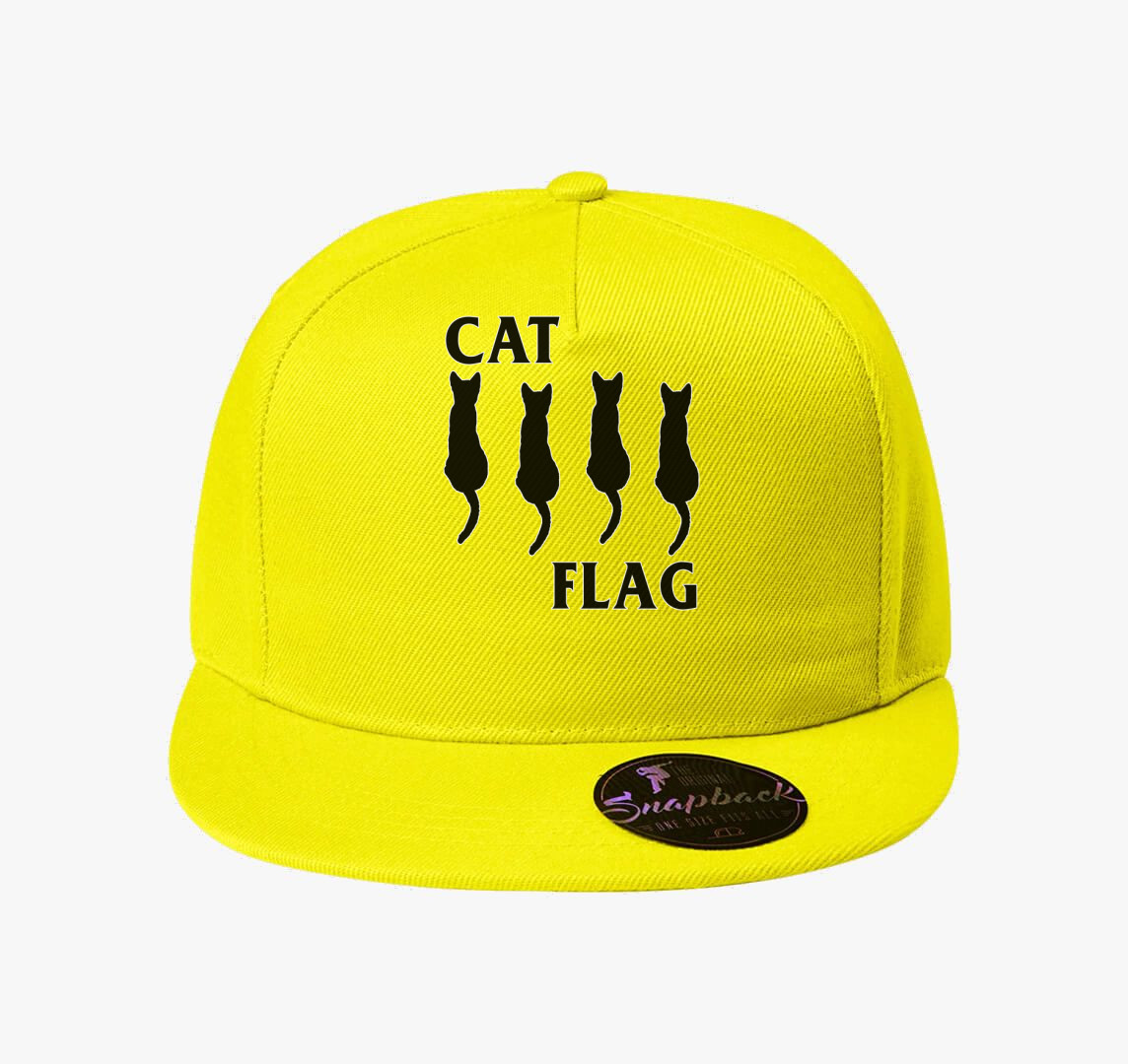 Cat Flag - Hanry Pawnlins baseball sapka — Citrom