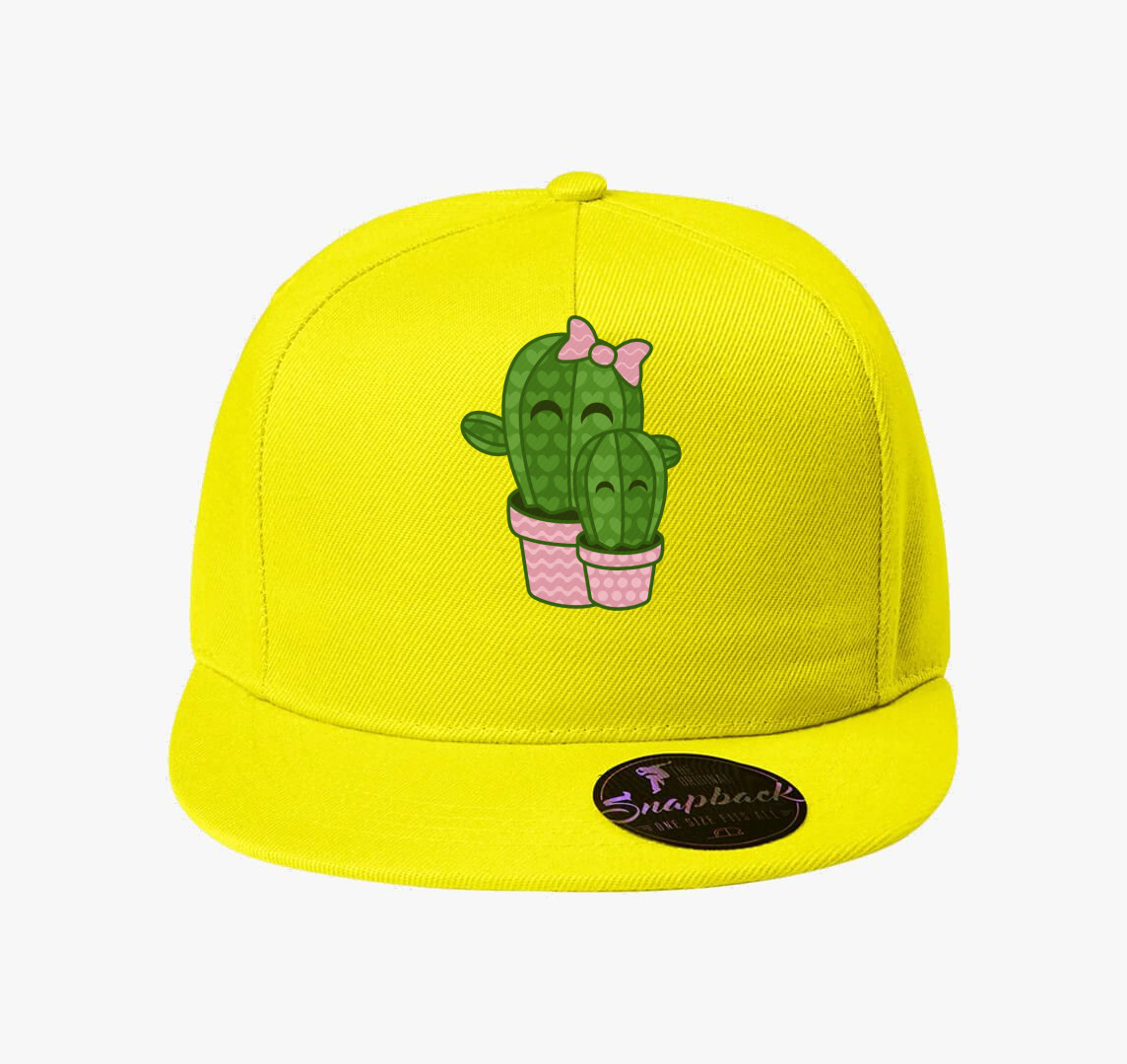 Kaktusz anya-lánya baseball sapka — Citrom
