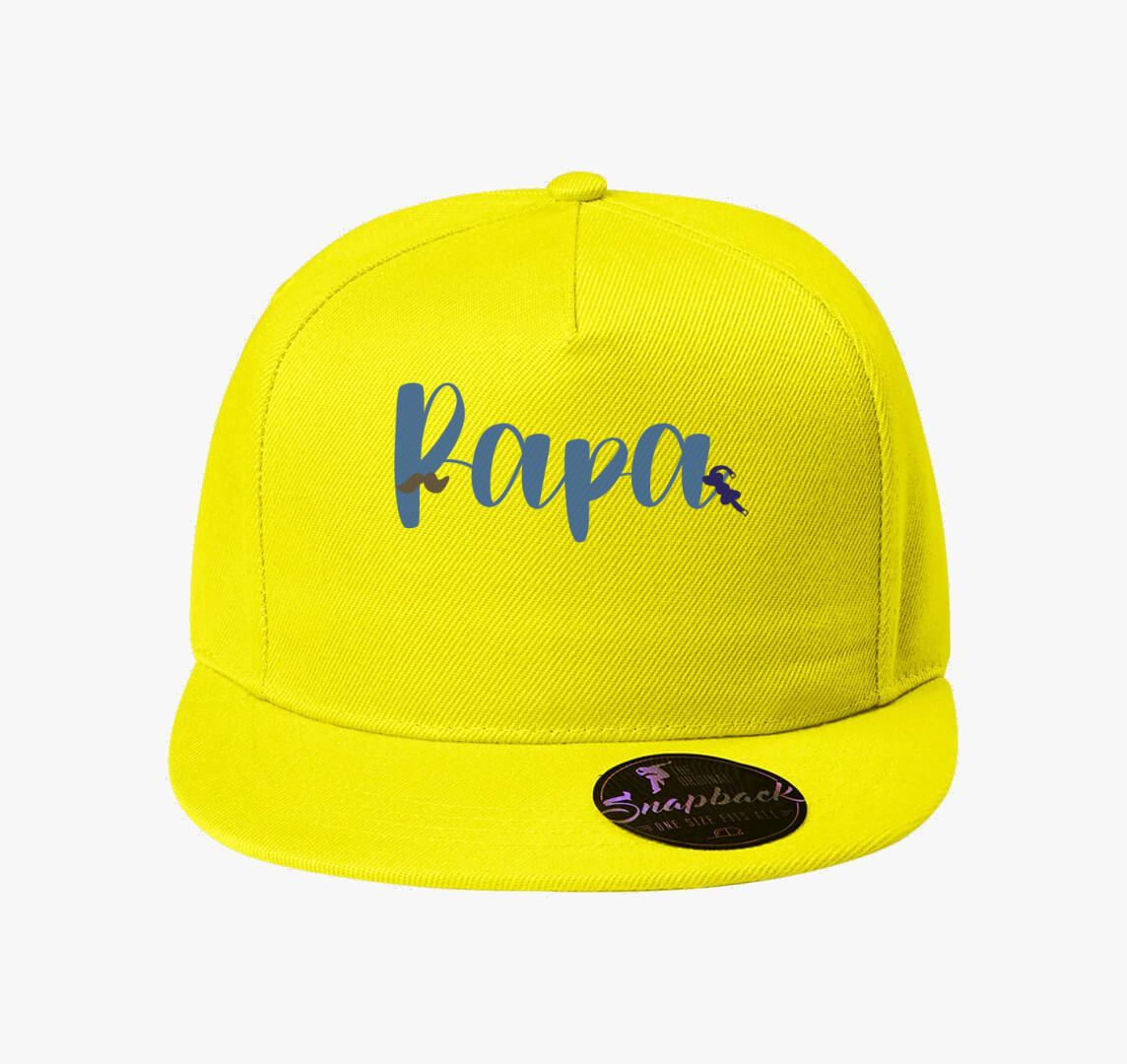 Papa baseball sapka — Citrom