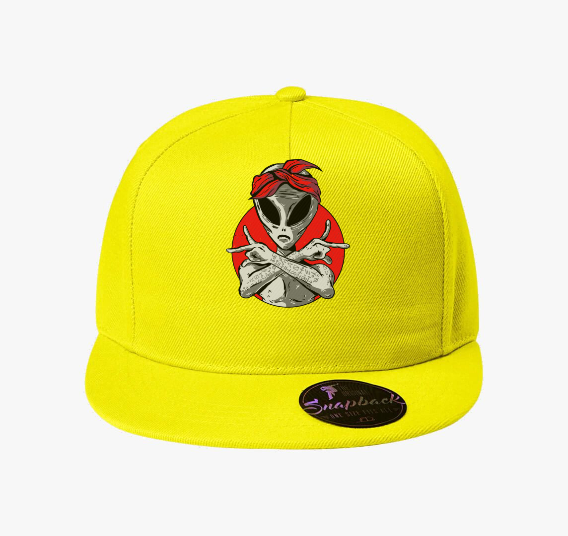 We come in peace YO! baseball sapka — Citrom