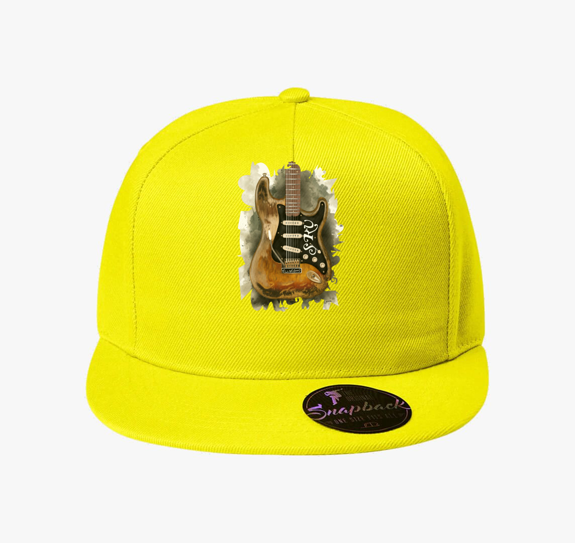 Stevie Ray Vaughan gitár baseball sapka — Citrom