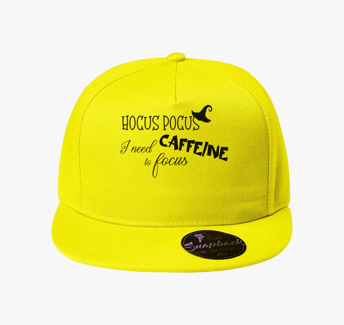 Hocus pocus caffeine baseball sapka — Citrom