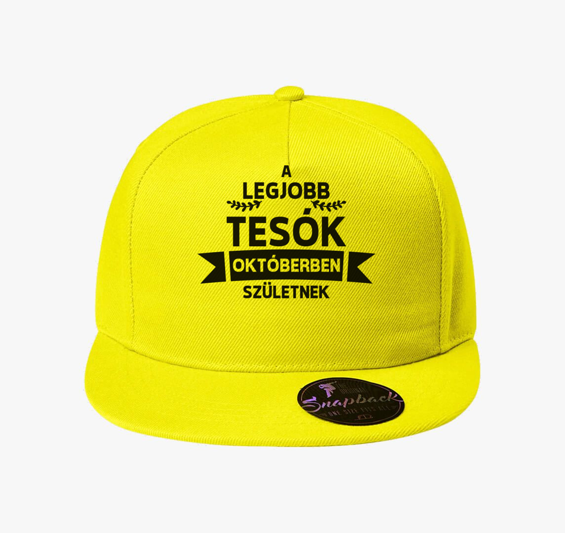 A legjobb tesók októberben születnek baseball sapka — Citrom