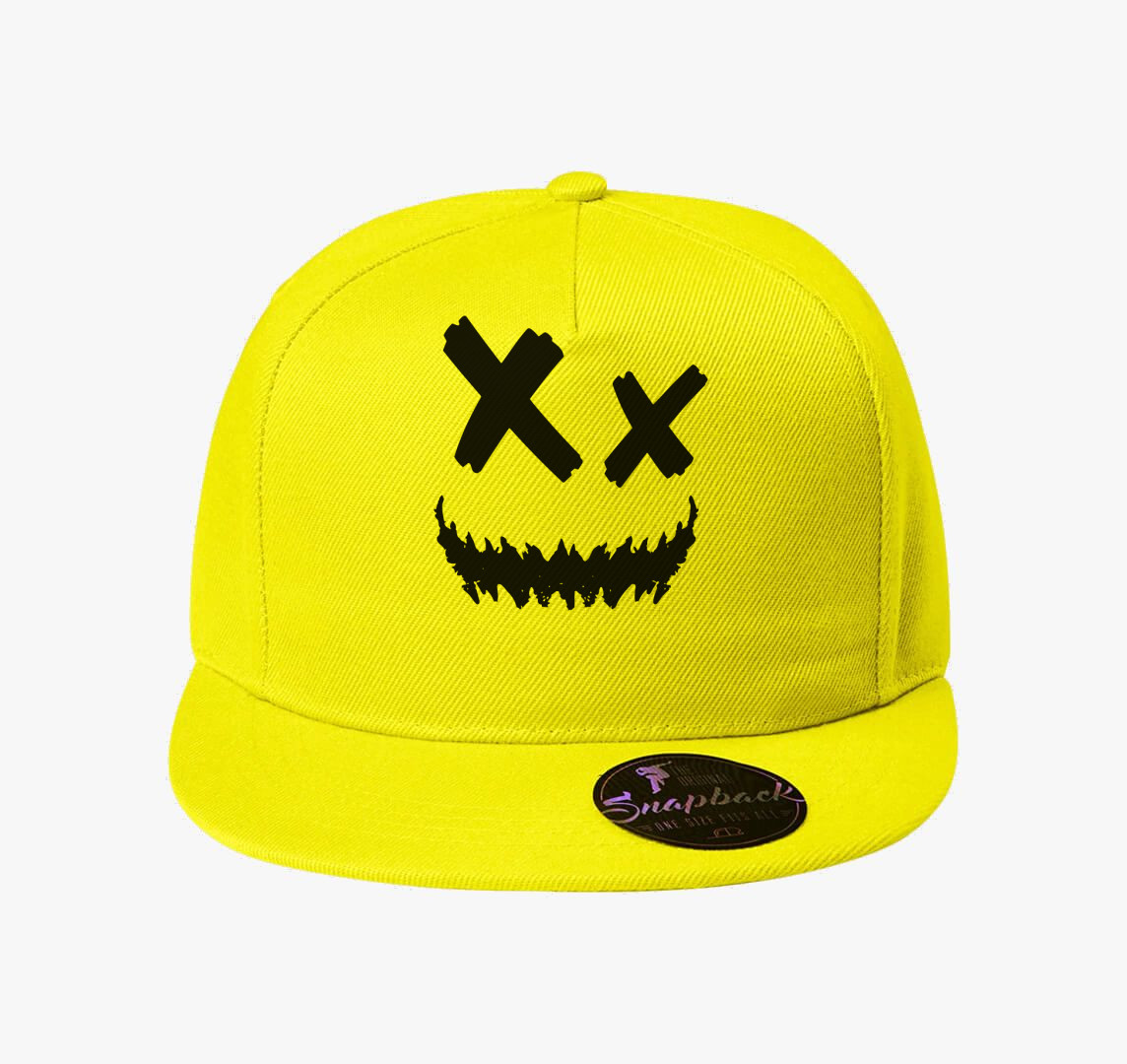 Smiley 2 baseball sapka — Citrom