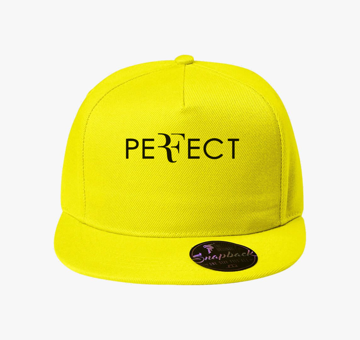 Perfect feliratú baseball sapka — Citrom