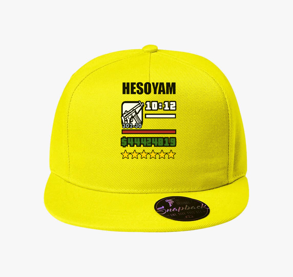 Hesoyam GTA baseball sapka — Citrom