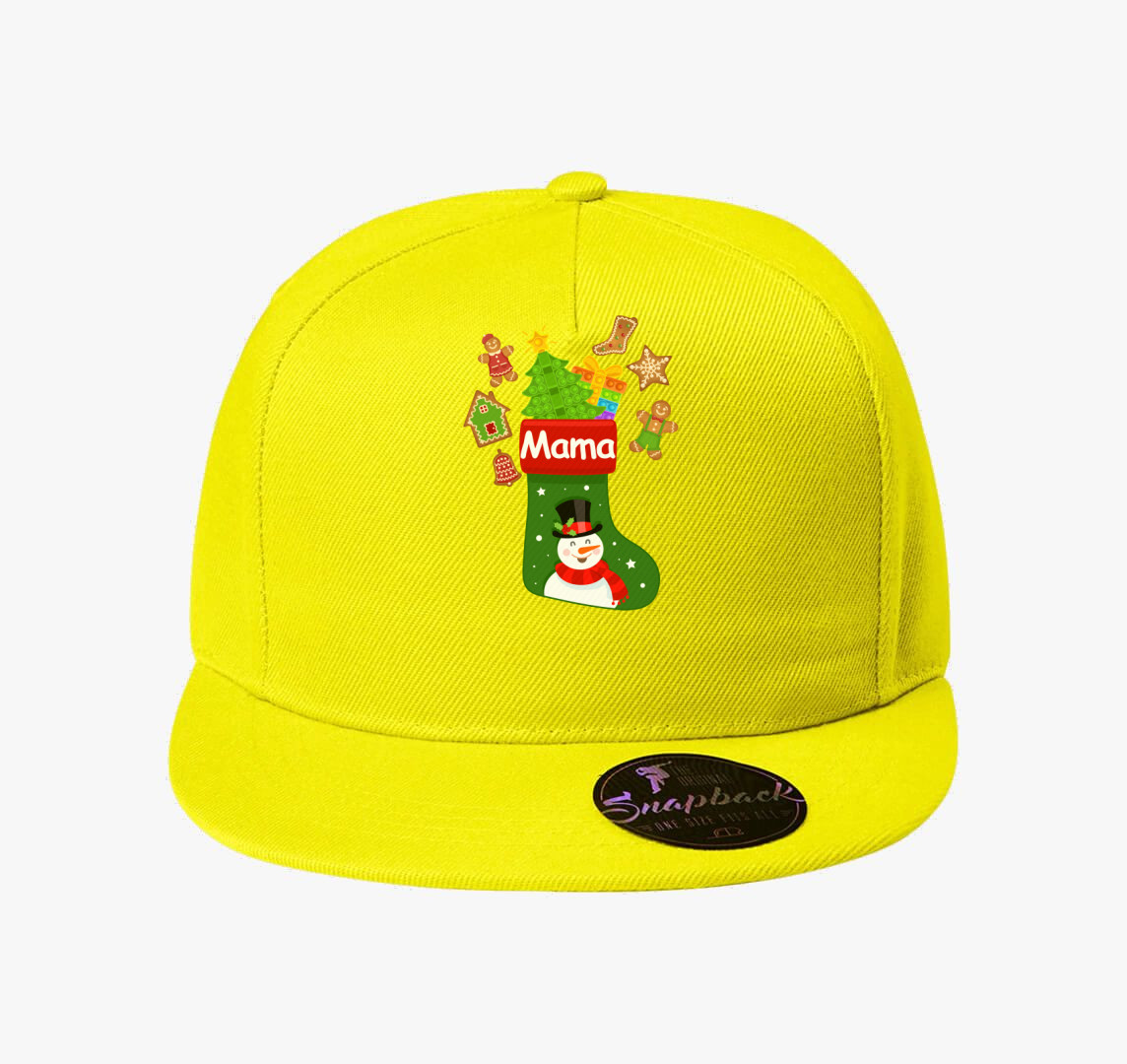 Mama karácsonyi zokni baseball sapka — Citrom