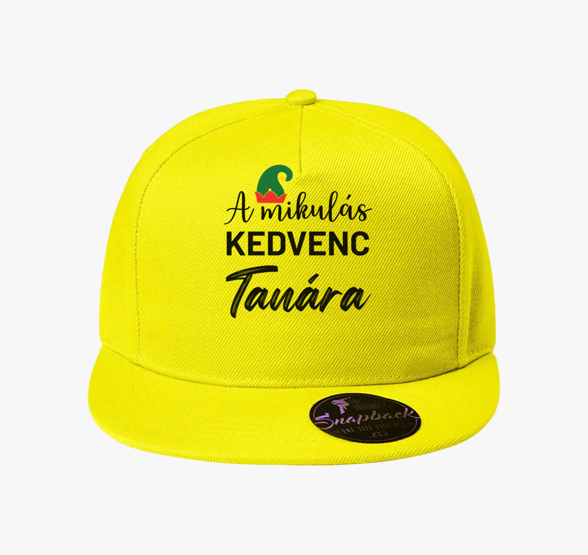 A mikulás kedvenc tanára baseball sapka — Citrom