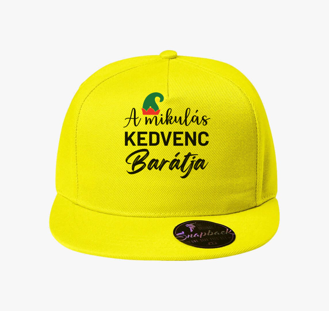 A mikulás kedvenc barátja baseball sapka — Citrom