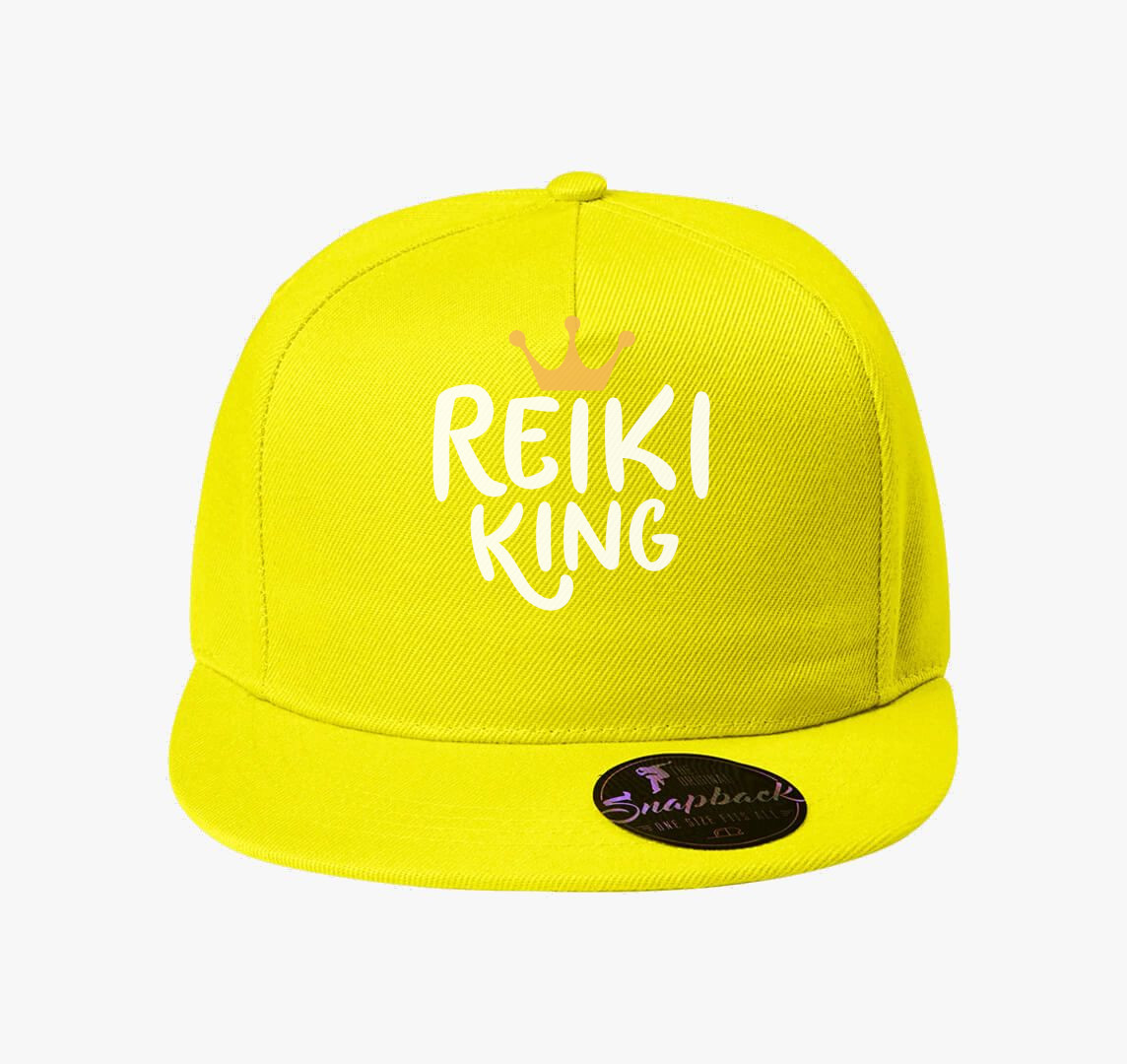 Reiki king fehér baseball sapka — Citrom