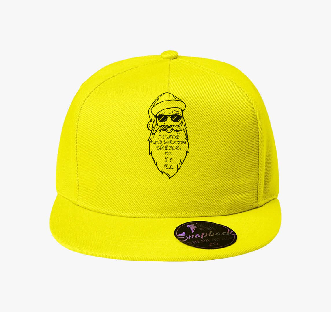 Mikulásos baseball sapka — Citrom