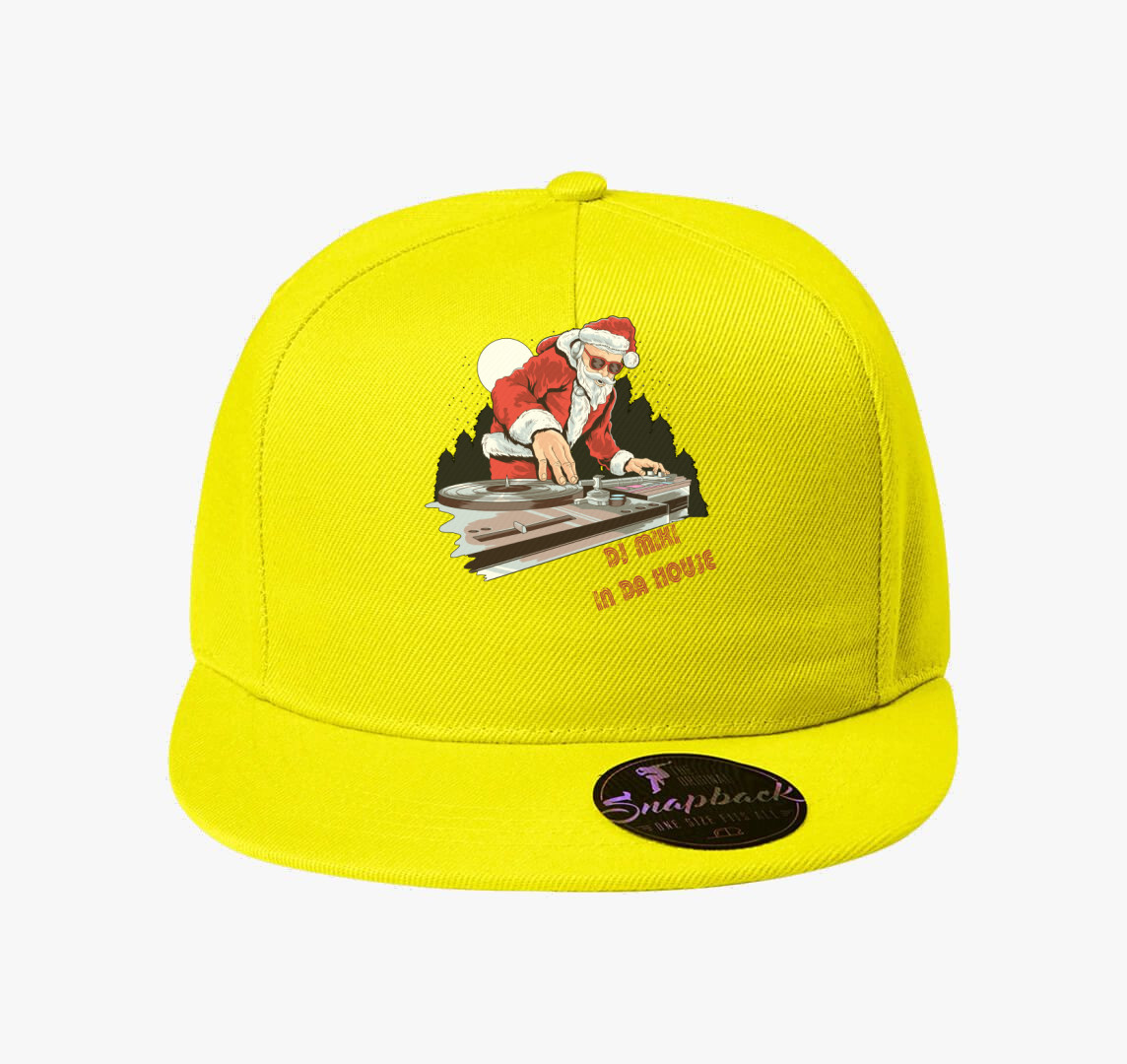 DJ mikulás baseball sapka — Citrom