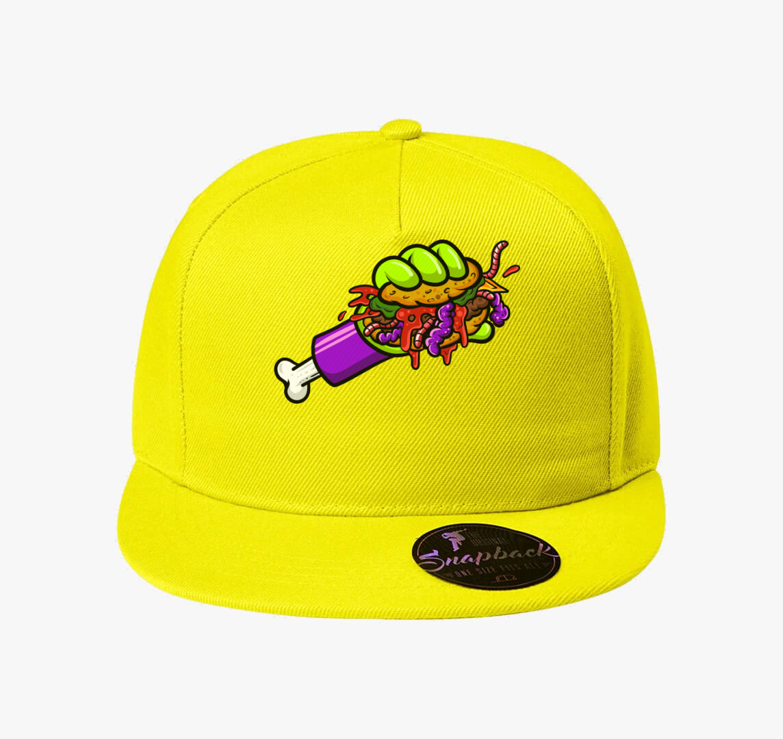 Zombi burgeres baseball sapka — Citrom