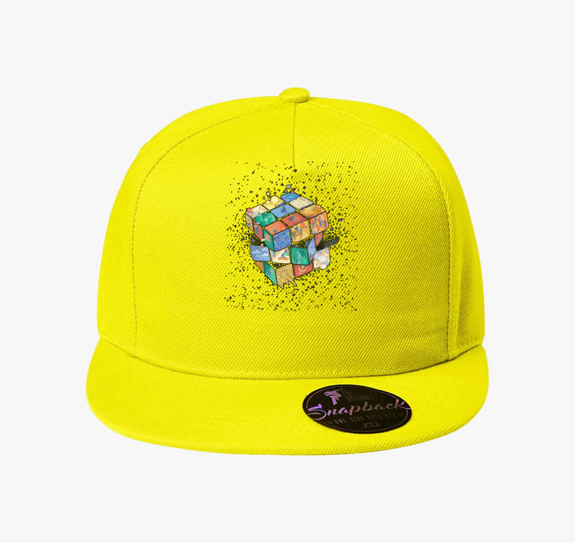 Rubik kocka rejtelmei baseball sapka — Citrom