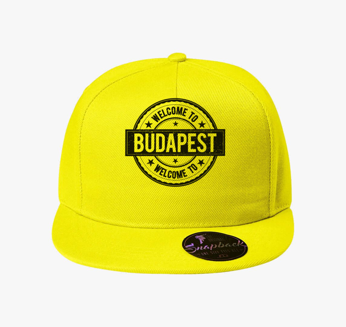 Welcome To Budapest baseball sapka — Citrom