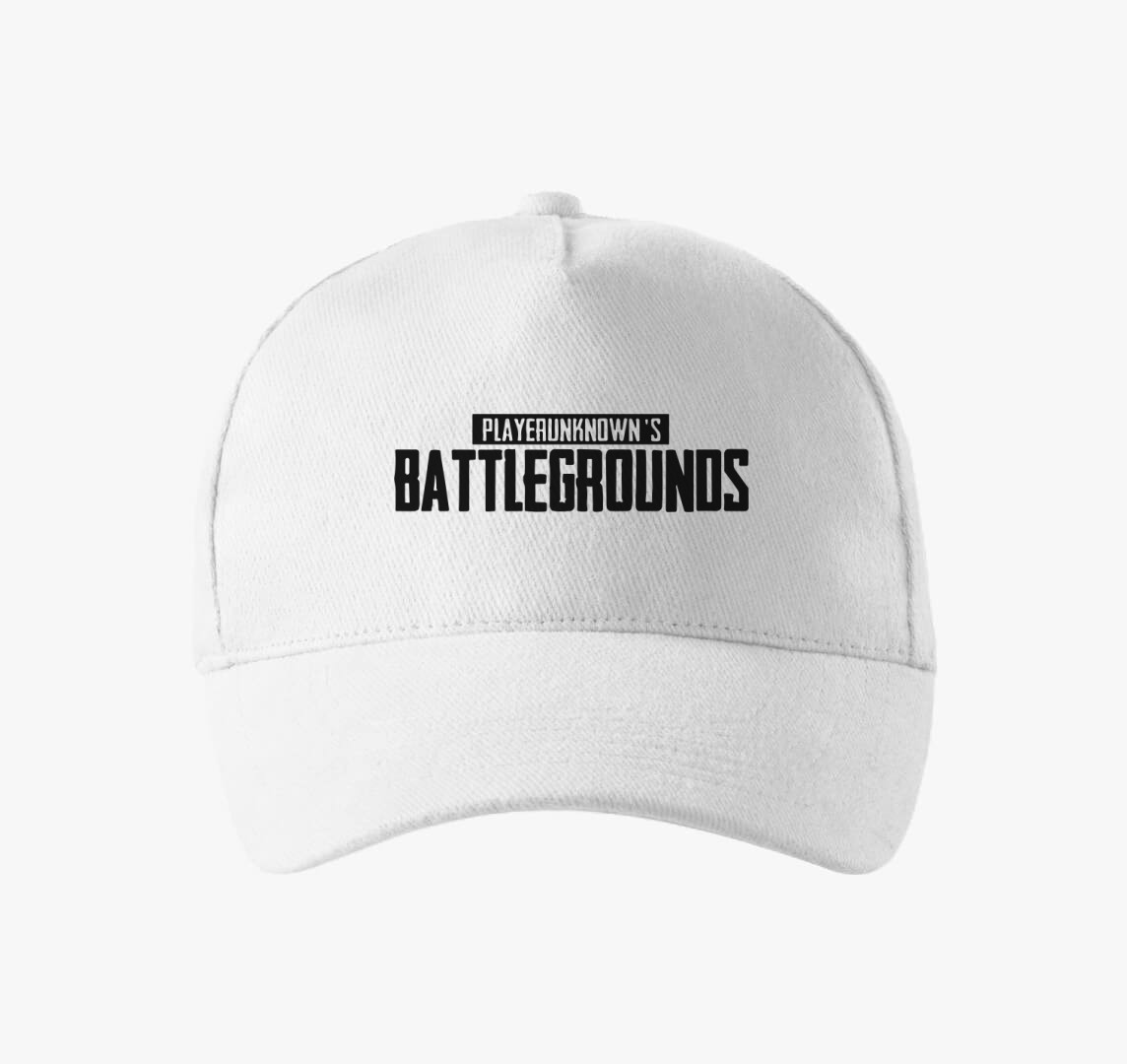 PUBG logo baseball sapka — Fehér