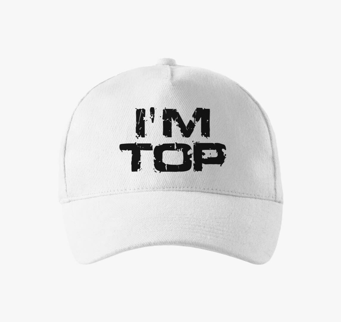 I'm Top baseball sapka — Fehér