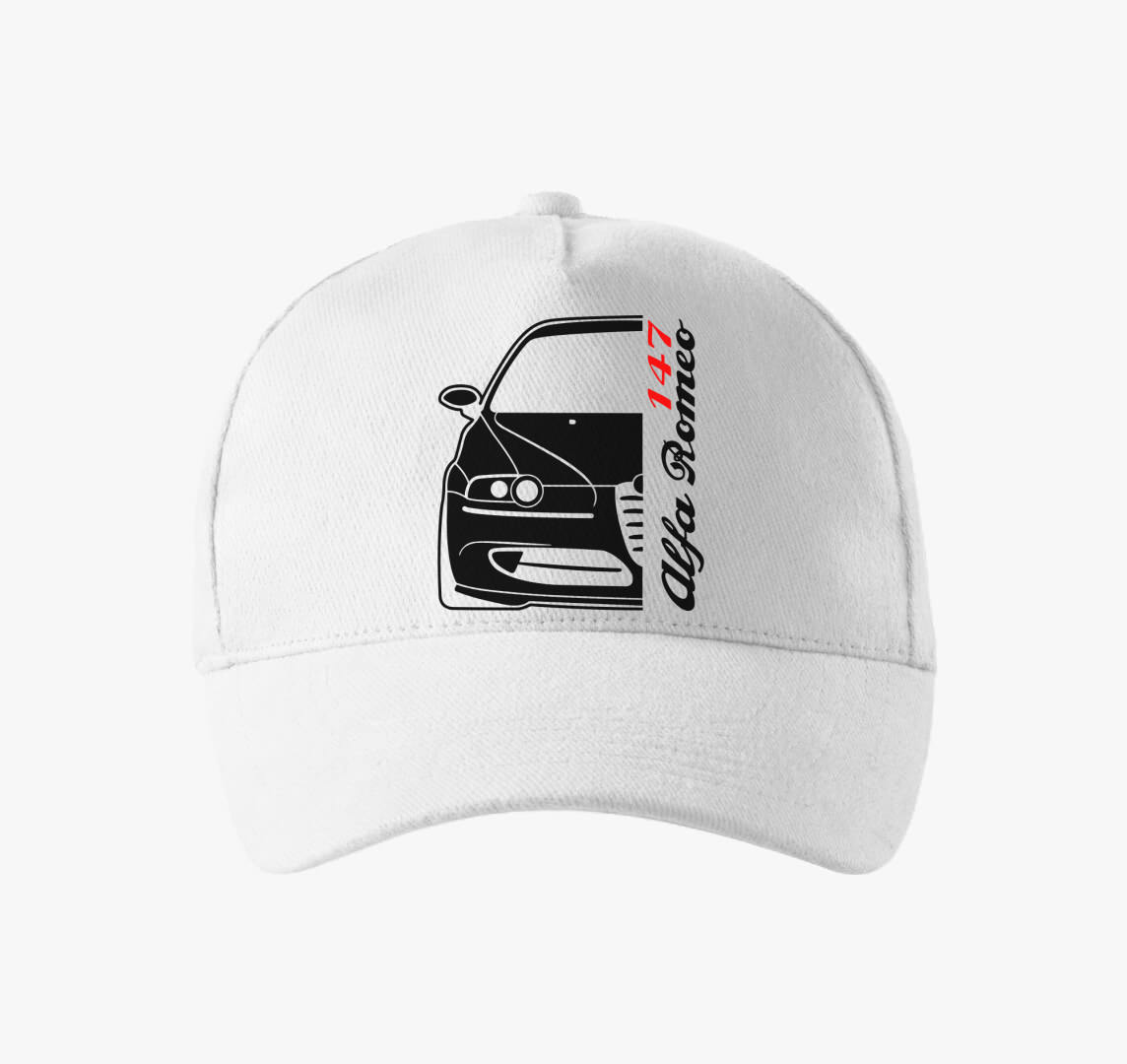 Alfa Romeo 147 baseball sapka — Fehér