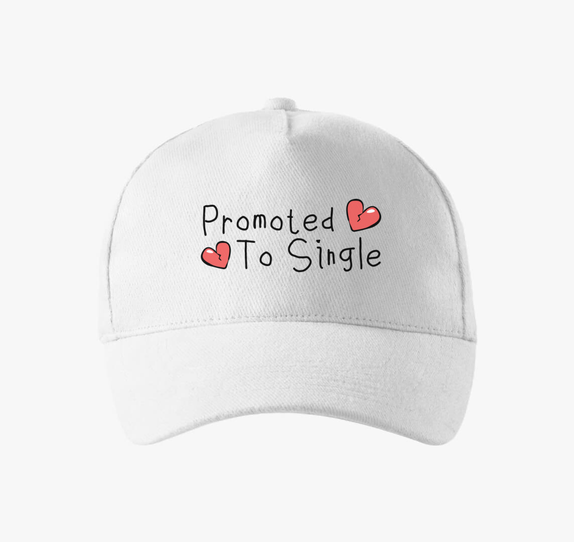 Promoted to single baseball sapka — Fehér