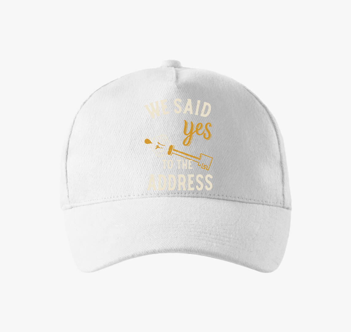 We said yes baseball sapka — Fehér