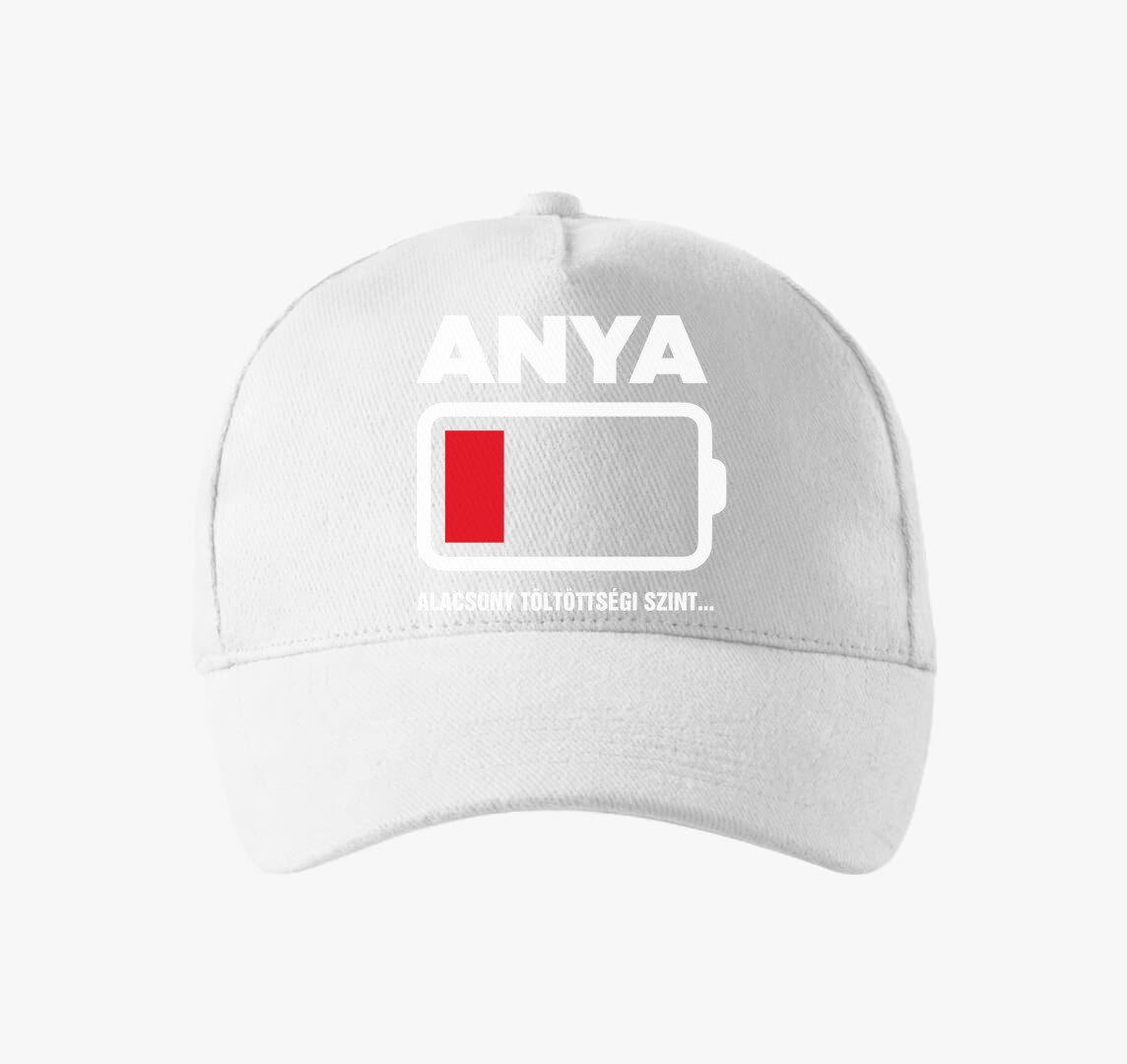 Anya fáradt baseball sapka — Fehér
