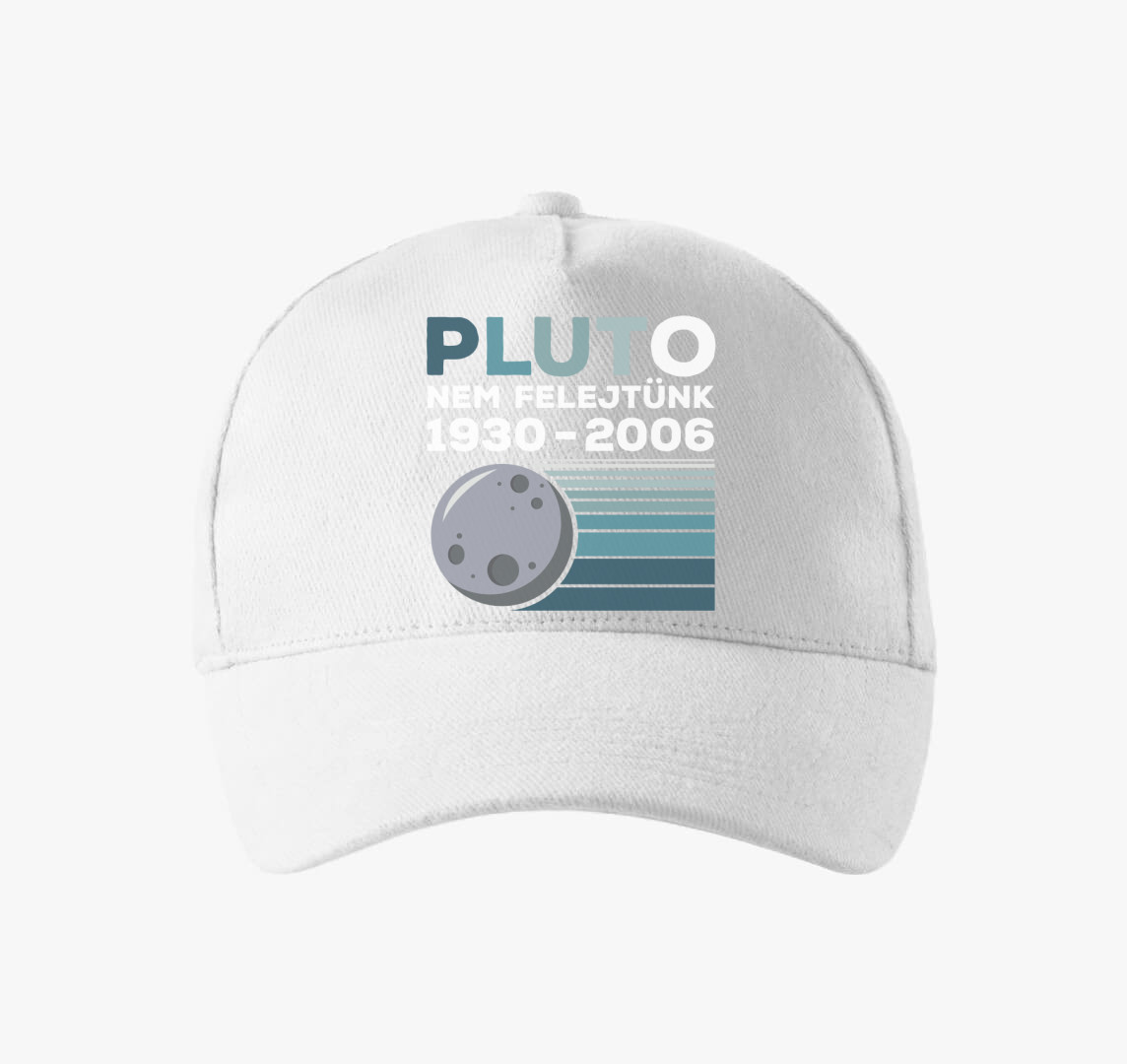 Pluto bolygó emlék baseball sapka — Fehér