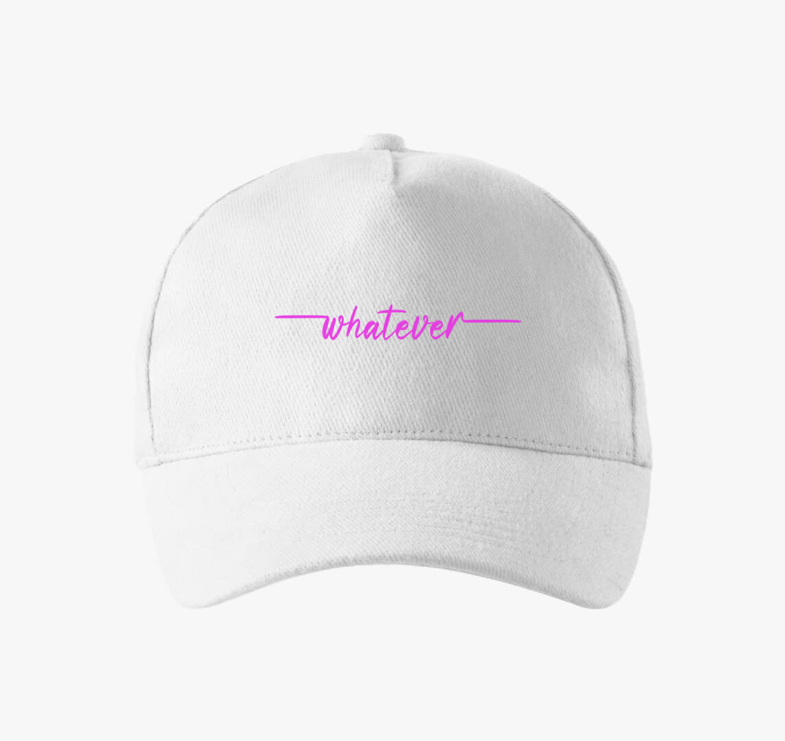 Whatever pink baseball sapka — Fehér