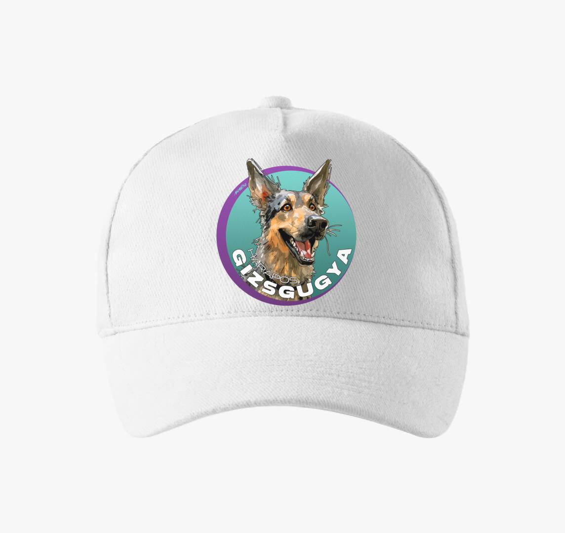 Németjuhász gizsgugya baseball sapka — Fehér