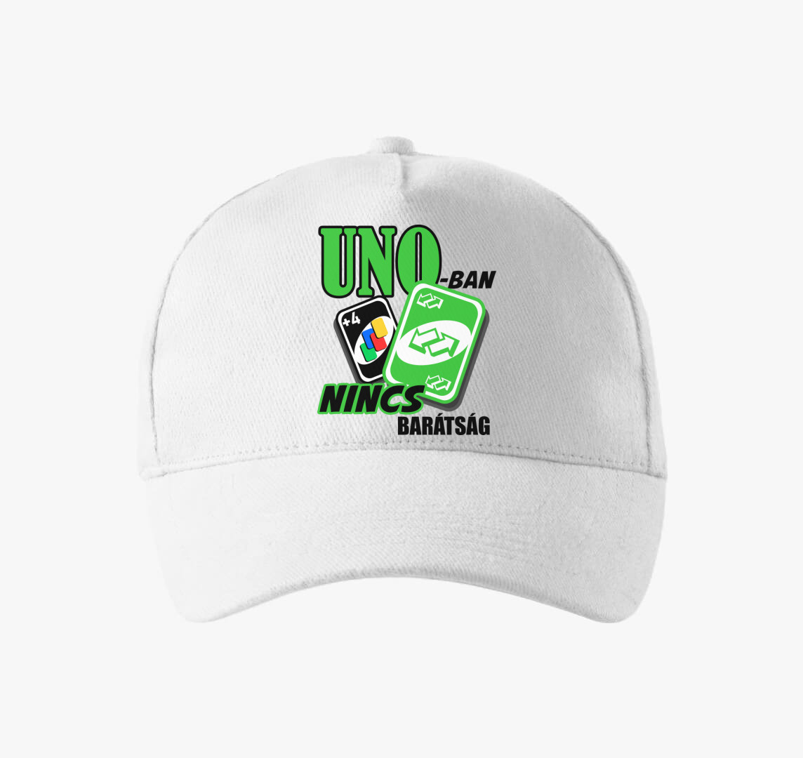 UNO játékos baseball sapka — Fehér