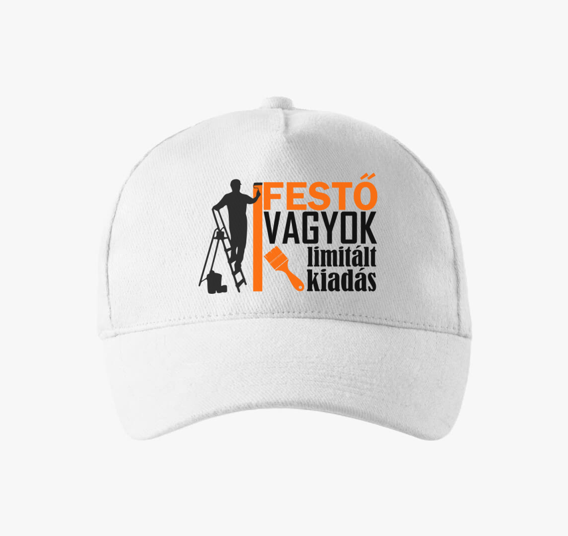 Festő vagyok baseball sapka — Fehér