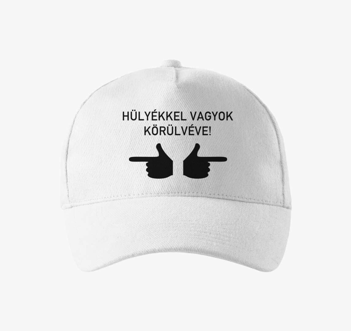 Hülyékkel vagyok körülvéve baseball sapka — Fehér