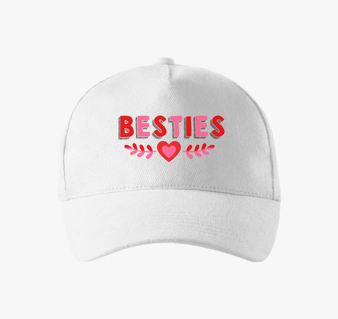 Besties baseball sapka — Fehér
