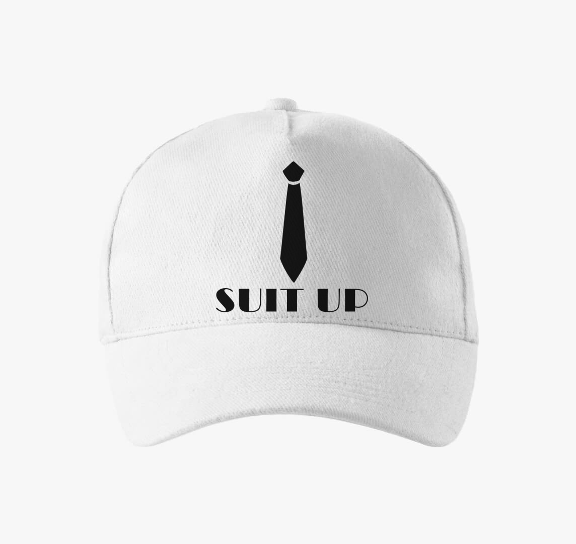 SUIT UP simple baseball sapka — Fehér
