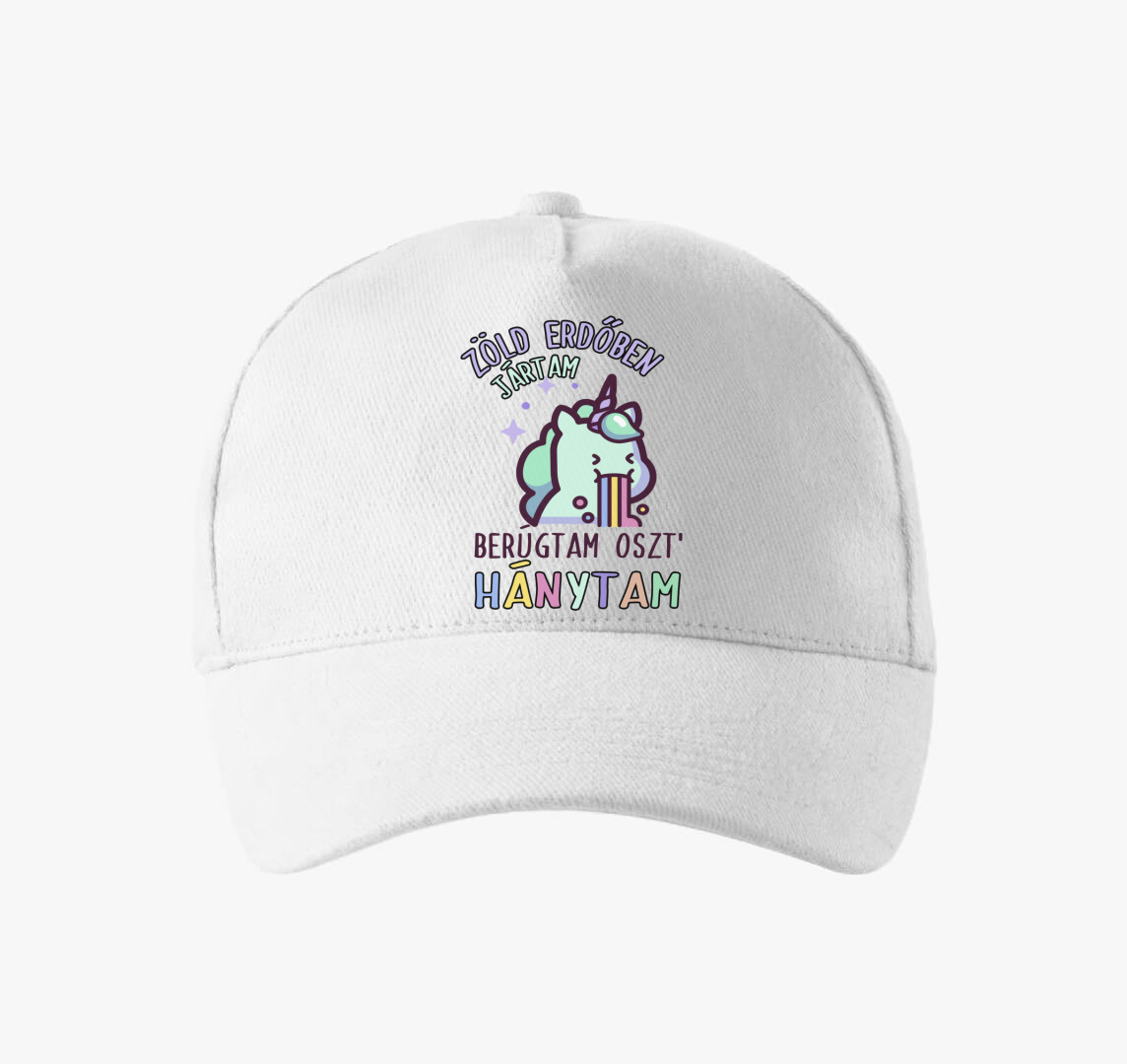 Zöld erdőben jártam... baseball sapka — Fehér