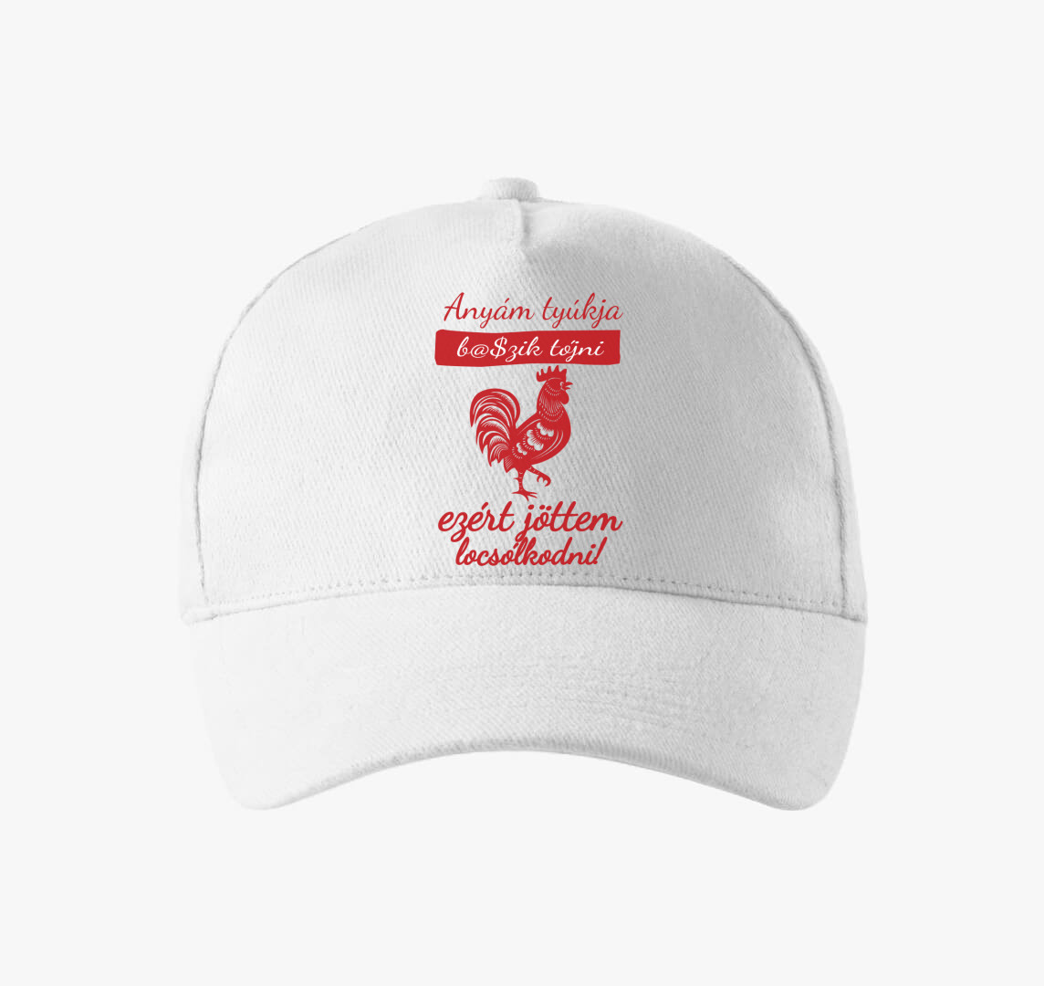 Anyám tyúkja baseball sapka — Fehér