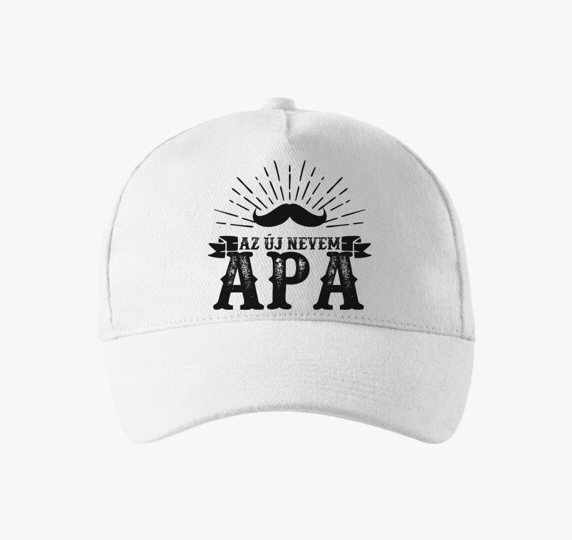 Az új nevem APA baseball sapka — Fehér