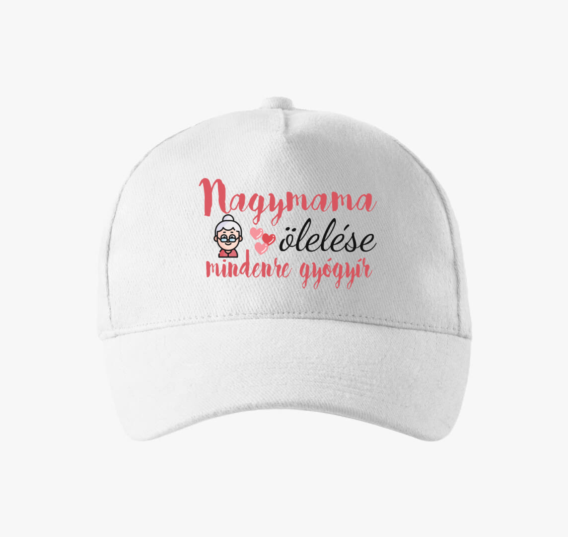 Nagymama ölelése baseball sapka — Fehér