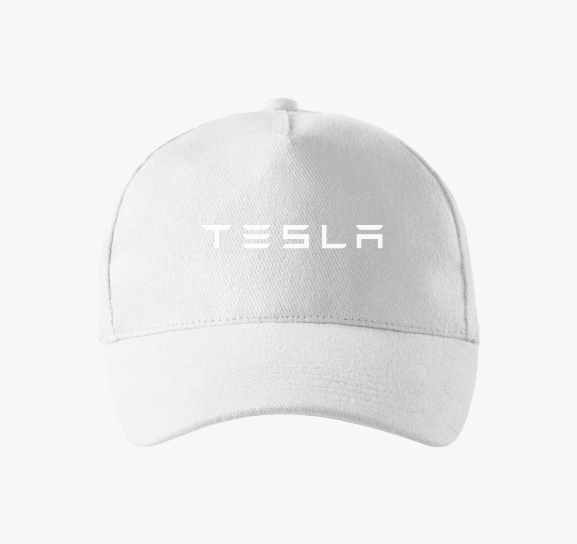 TESLA2 baseball sapka — Fehér