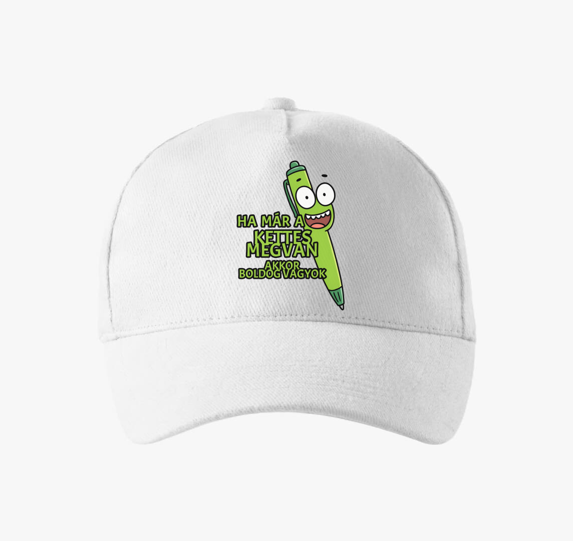 Ha már a kettes megvan baseball sapka — Fehér